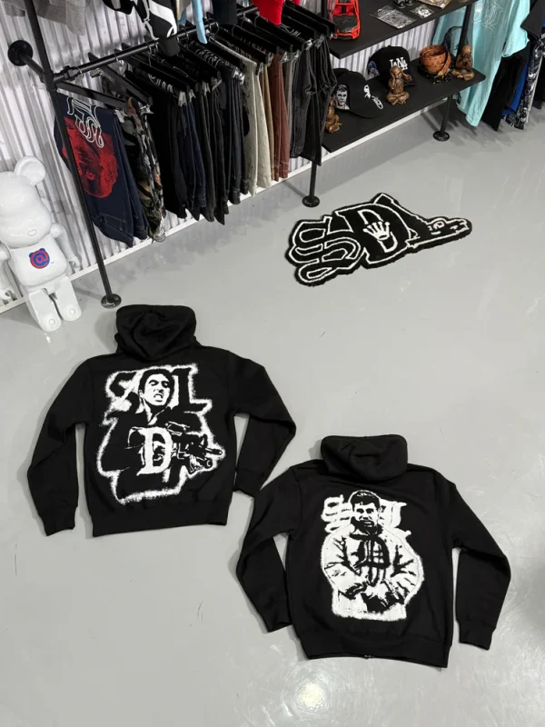 SDL BLACK ZIP-UPS