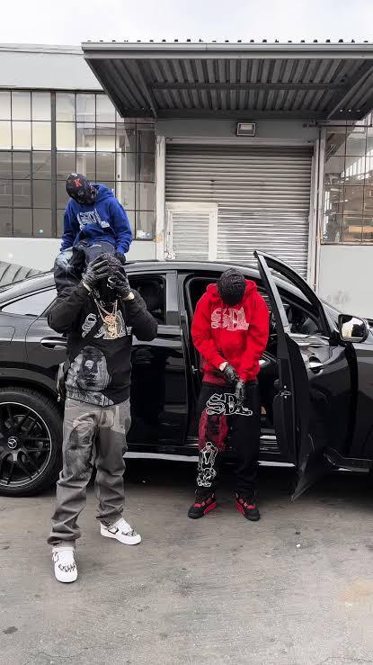 boys wearing sdl hoodie in summer